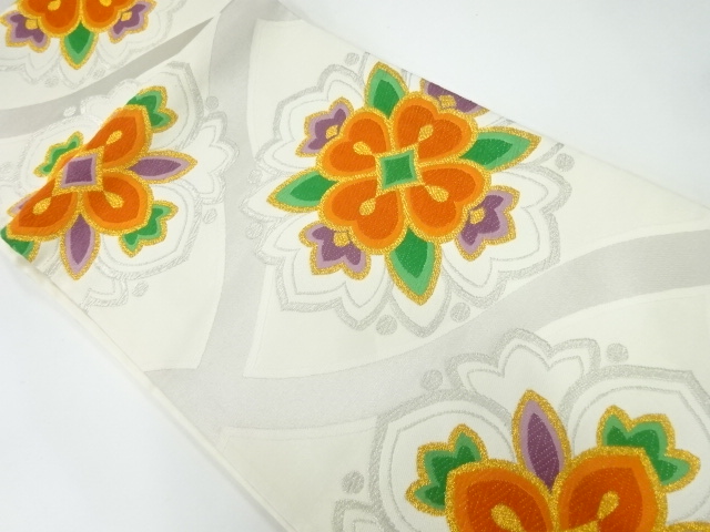 JAPANESE FUKURO OBI / WOVEN FLOWER